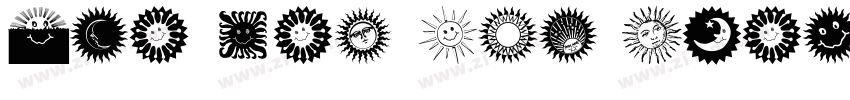Sun and Her Font Reg字体转换